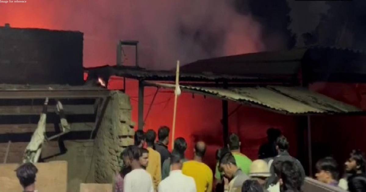 UP: Fire breaks out in shops in Greater Noida